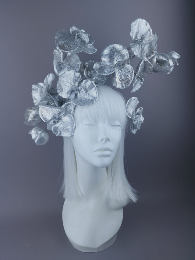 Silver Orchid Headdress