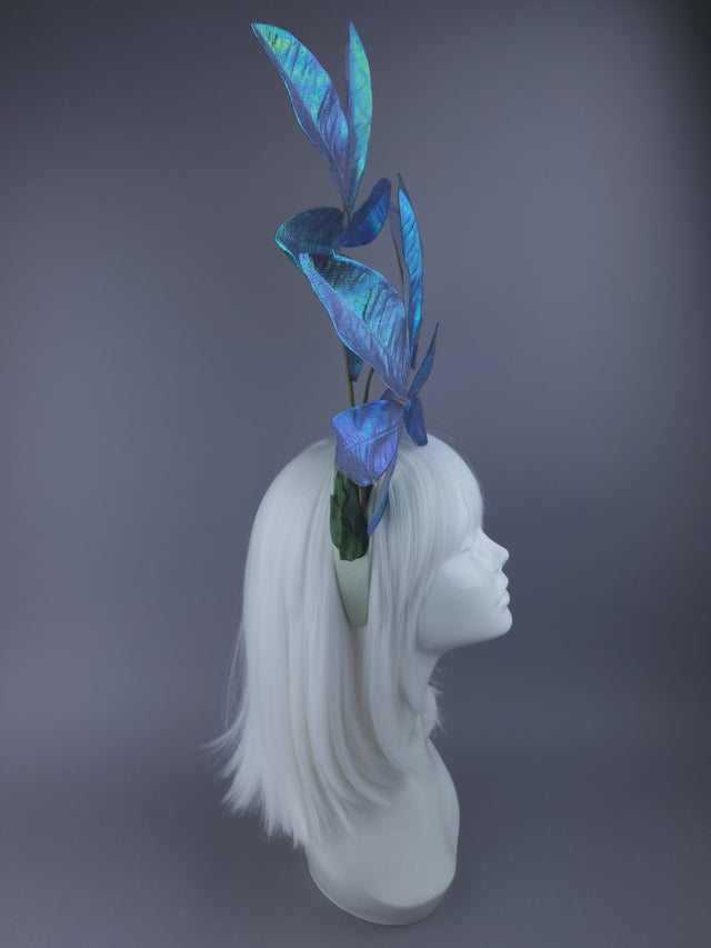 "Anuhea" Iridescent Leaf Headdress