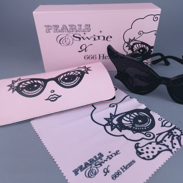 "Satan Is A Woman" 666 Hexes Sunglassesloo