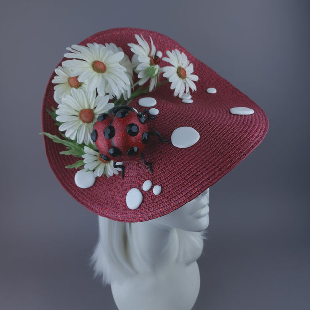 Pearls & Swine: Hat Red Ladybird & Daisy