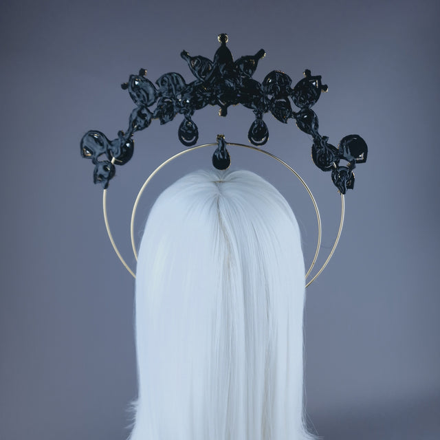 Teal Green Jewel Halo Headdress