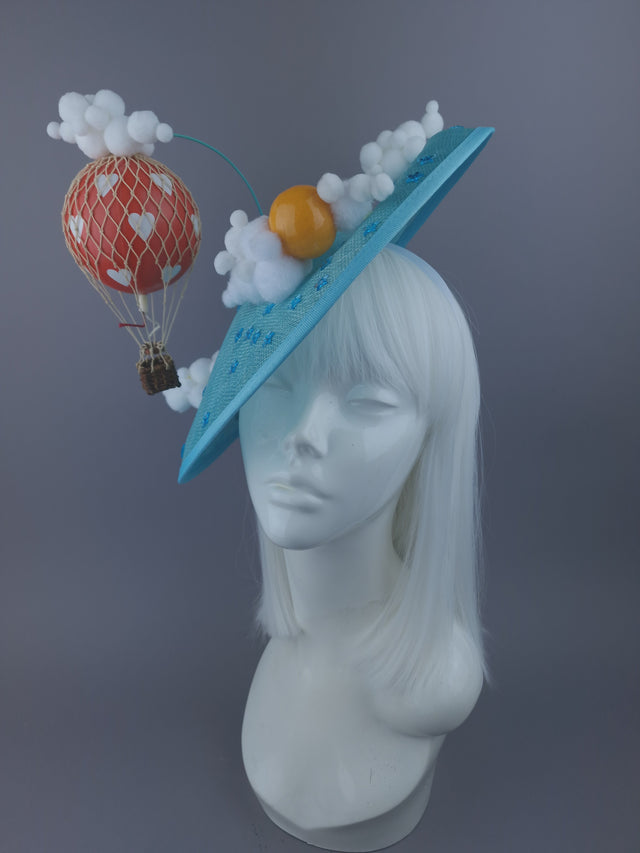 Pearls & Swine: Hot Air Balloon, Clouds, Sky & Sun Hat "Skies"