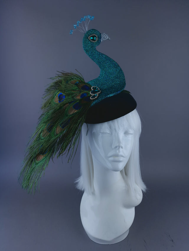 BESPOKE Peacock Fascinator