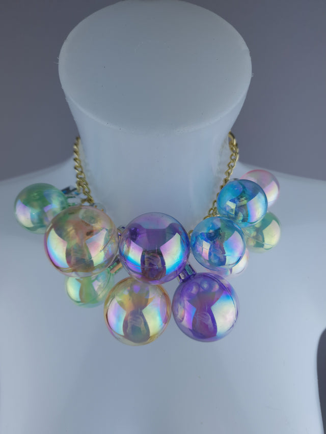 Colourful Bubble Necklace Jewellery