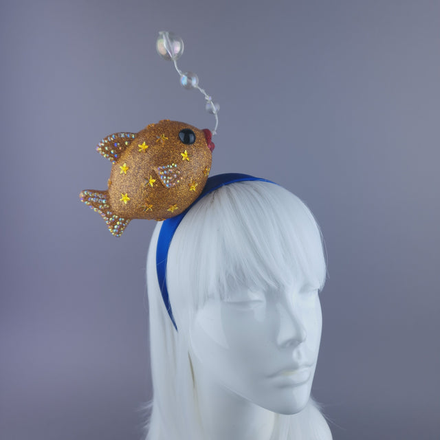 "Goldie" Goldfish & Bubbles Headpiece