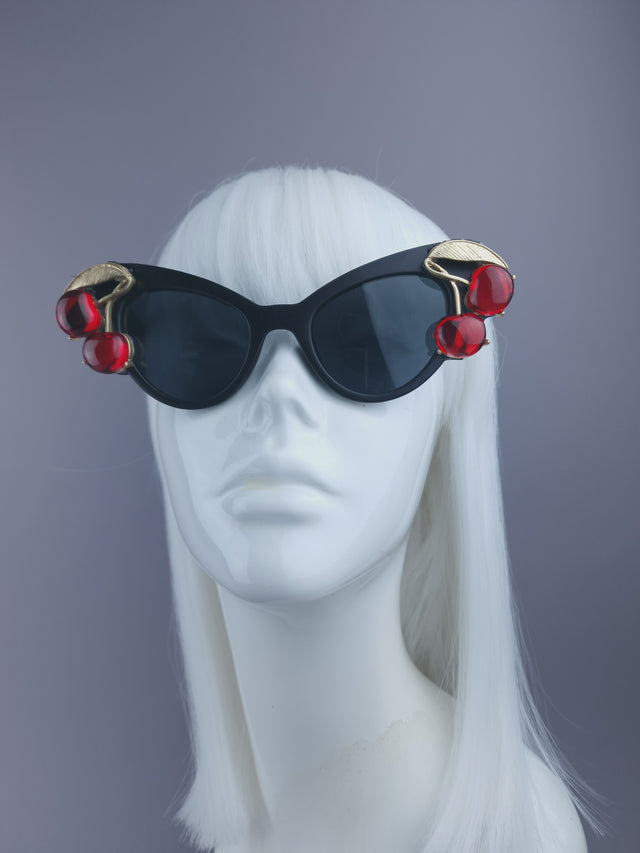 "Jelly" Black Cherry Cateye Sunglasses