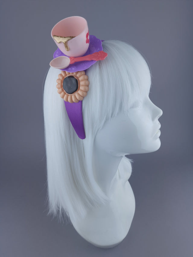 Colourful Tea & Biscuit Headpiece