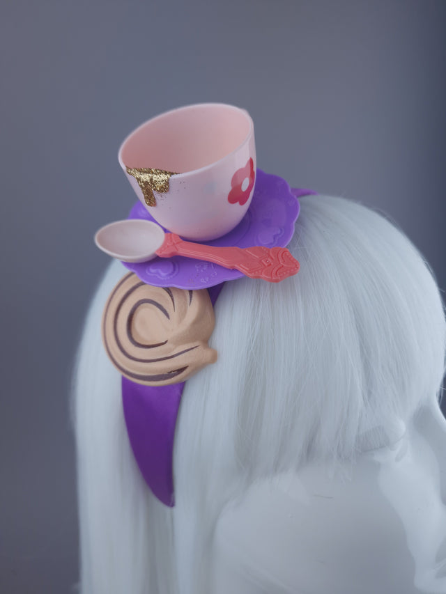 Colourful Tea & Biscuit Headpiece