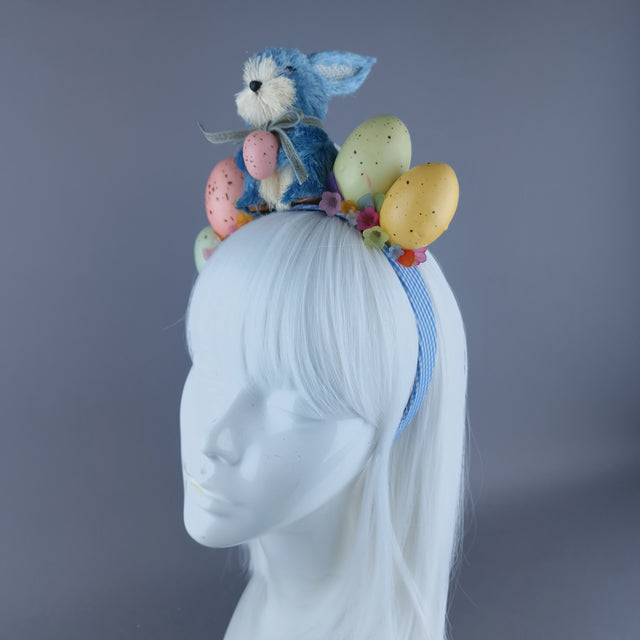 "Easter Bun-net" Blue Bunny Rabbit Headdress