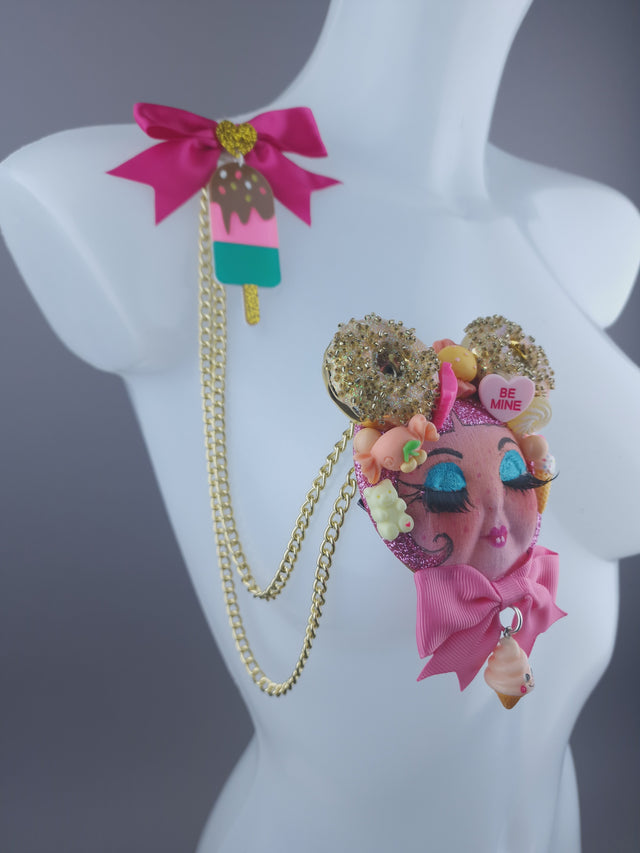 Cake Dollface Necklace Brooch Jewellery