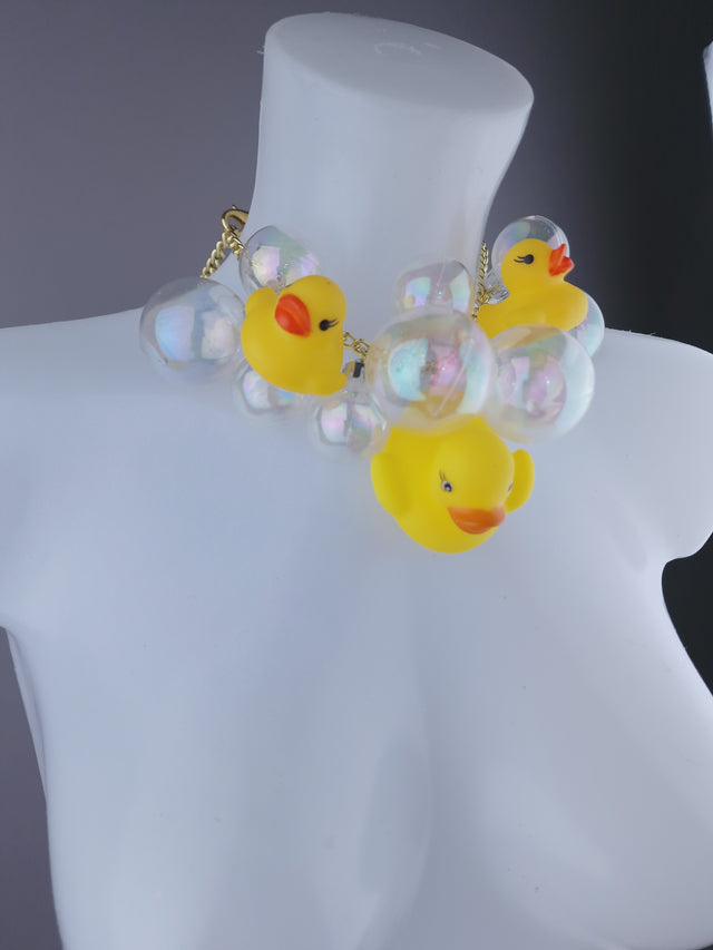 Duck & Bubble Necklace Jewellery