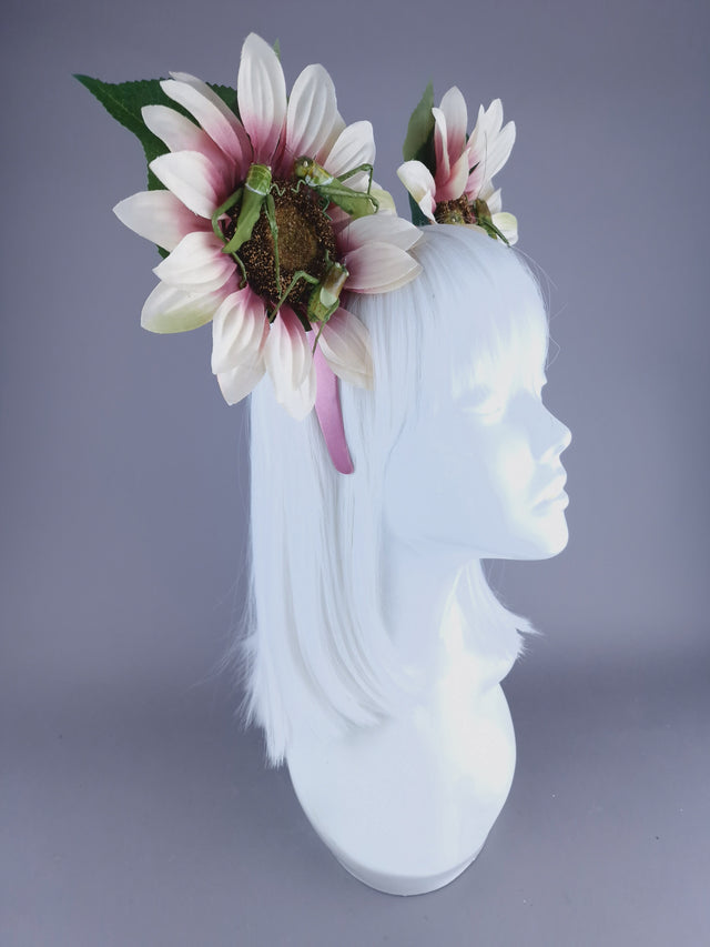 Flower Ear & Grasshopper Headdress & Neckpiece