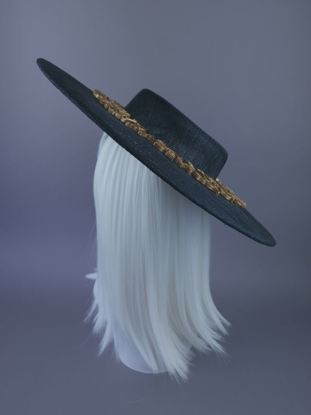 "Long Live Feminism" Black & Gold Quote Hat