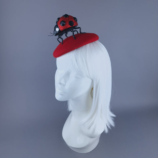 "Lady" Giant Ladybird Fascinator Hat