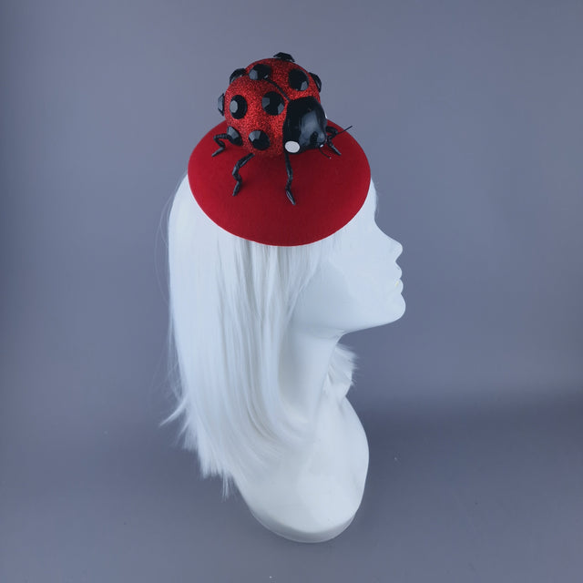 "Lady" Giant Ladybird Fascinator Hat
