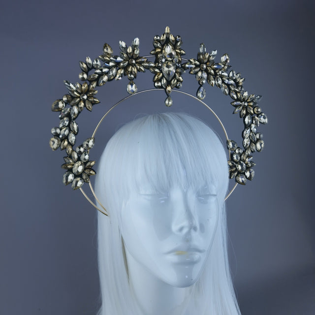 Gold Jewel Halo Headdress