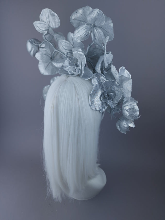 Silver Orchid Headdress