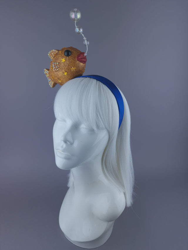 "Goldie" Goldfish & Bubbles Headpiece