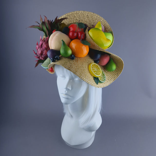 "Frooti" Colourful Fruit Fascinator Hat