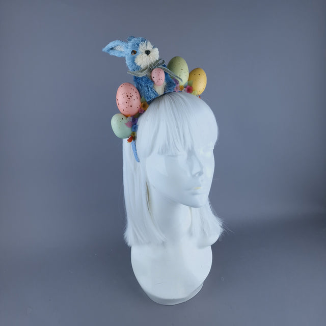 "Easter Bun-net" Blue Bunny Rabbit Headdress
