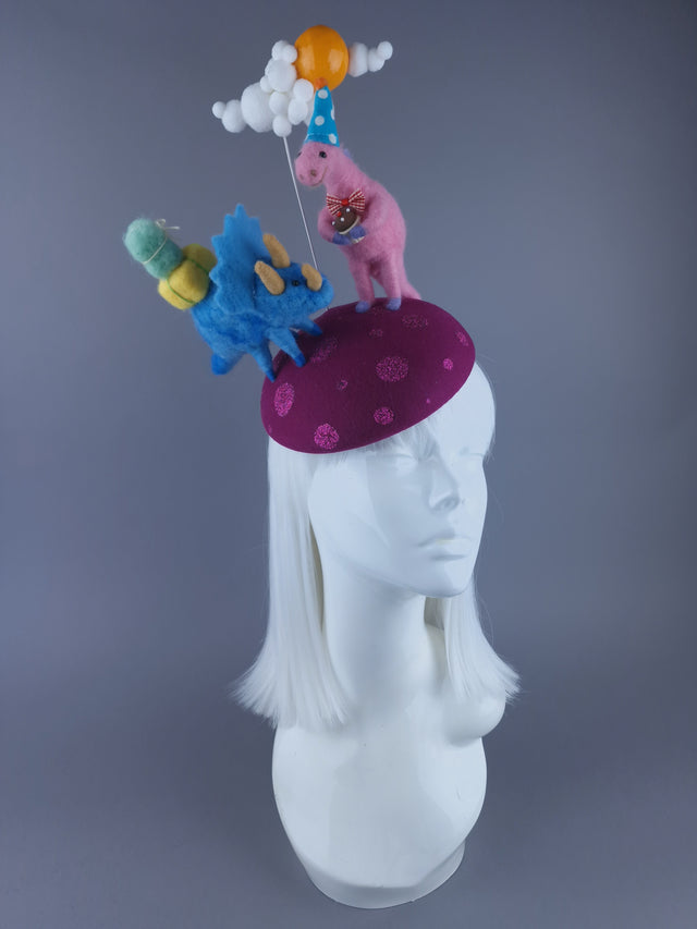 "Deeno" Dinosaur Party Fascinator Hat