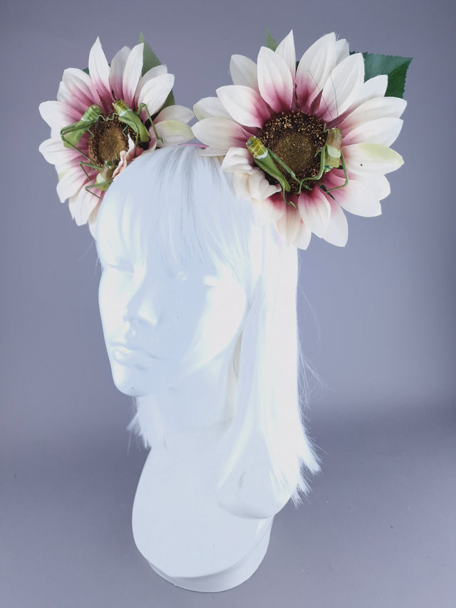 Flower Ear & Grasshopper Headdress & Neckpiece