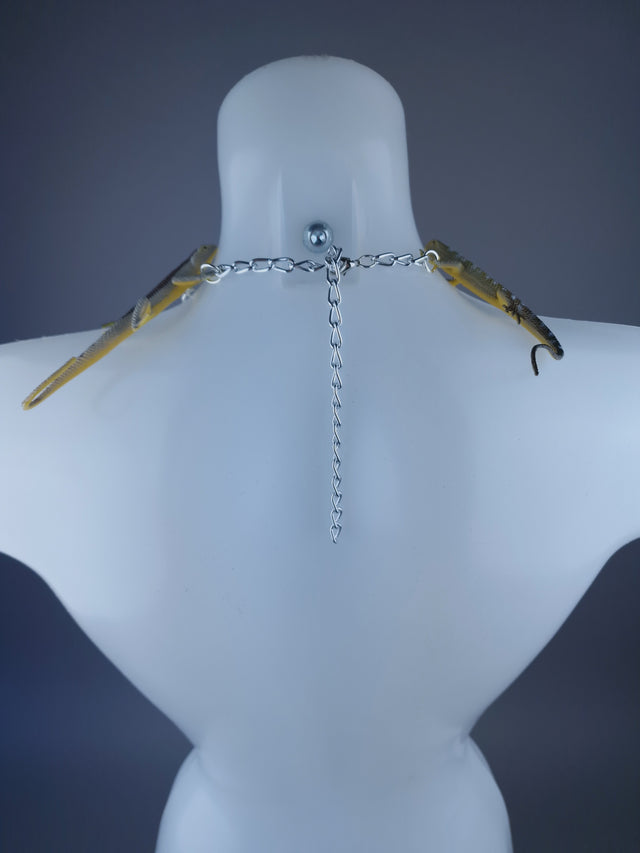 Large Lizard Gecko Neckpiece