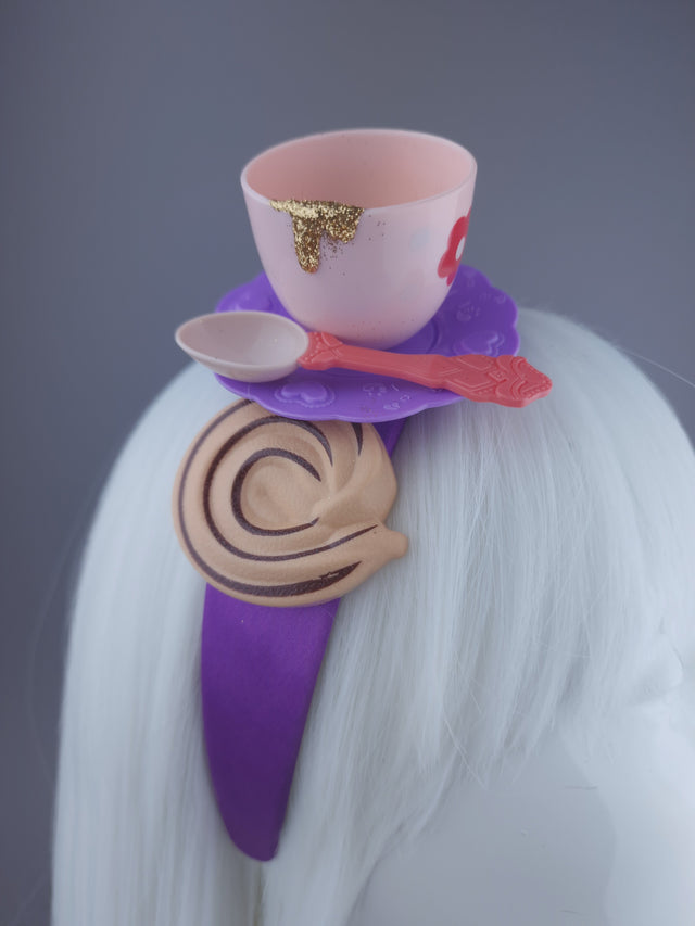 Colourful Tea & Biscuit Headpiece