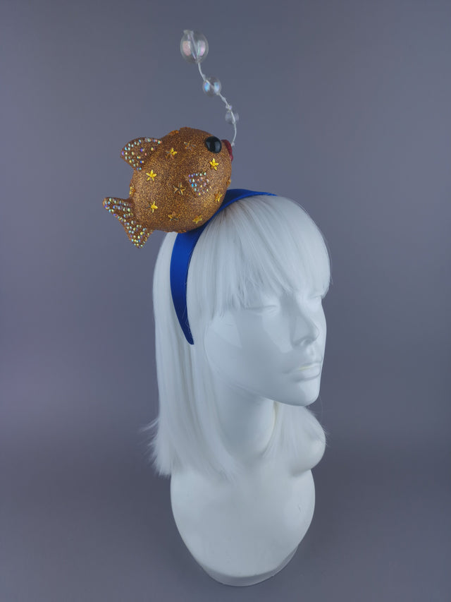 "Goldie" Goldfish & Bubbles Headpiece
