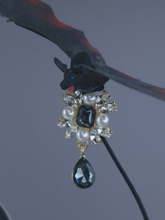 Pearls & Swine: Roses & Bat Headdress "Batty"