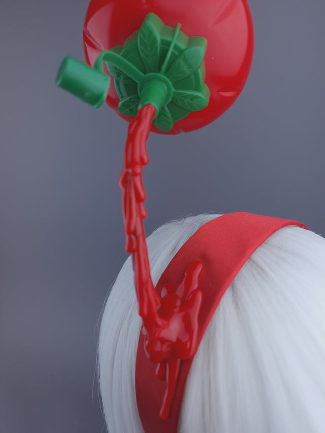 Pearls & Swine: Tomato Sauce Headpiece