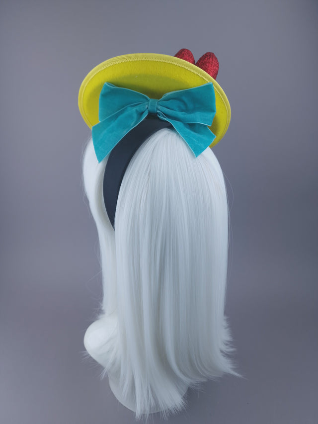 Pearls & Swine: Wizard of Oz, Ruby Slippers Fascinator Hat "Dorothy"