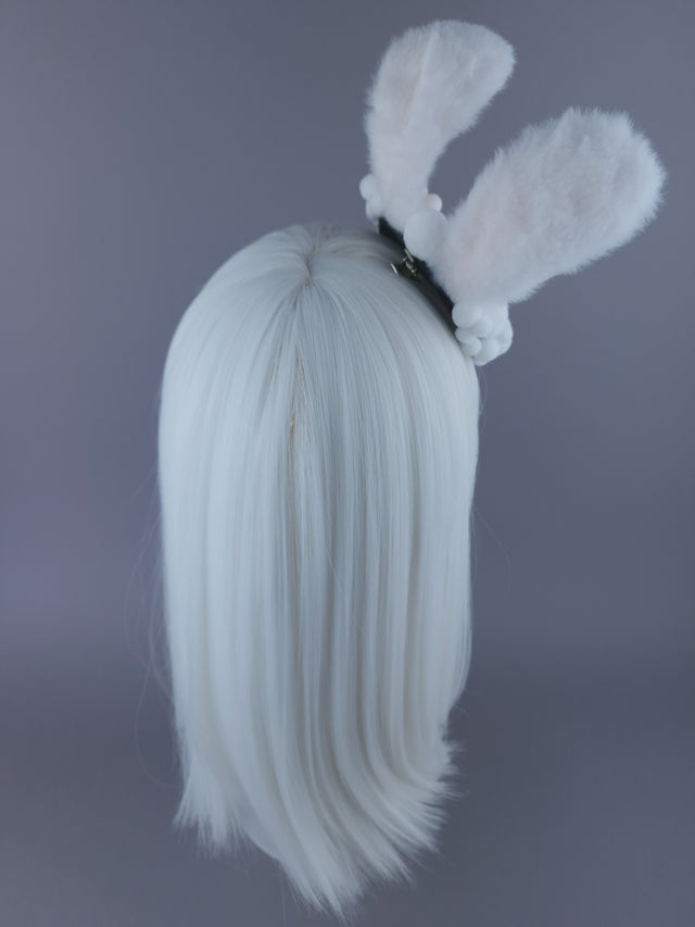 "Malocchio" Dollface Bunny Ear Mini Fascinator