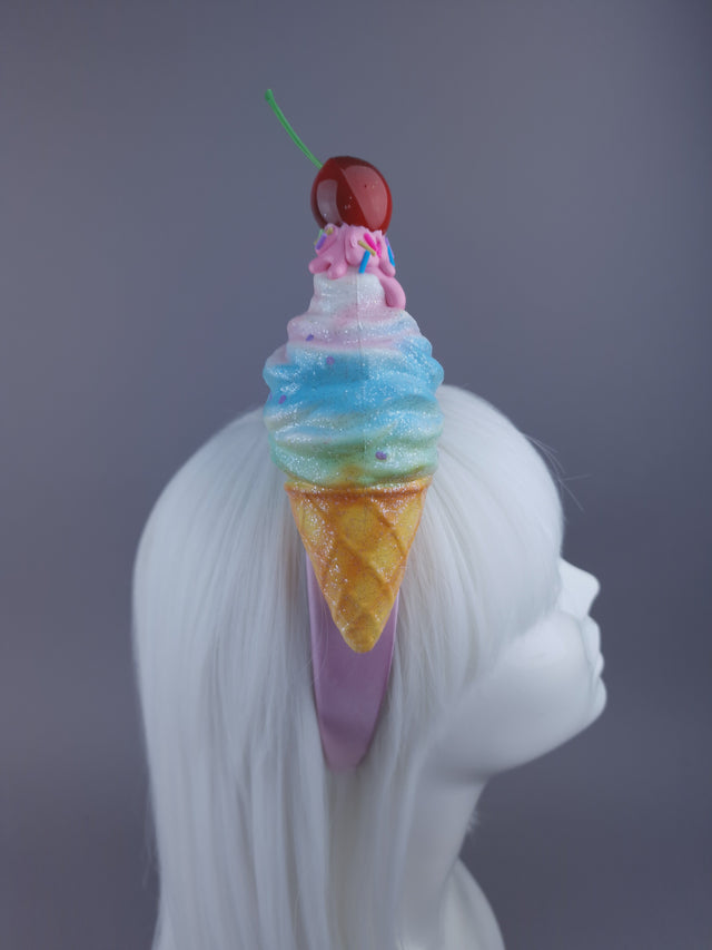 Pearls & Swine: Ice-cream & Cherry Headdress