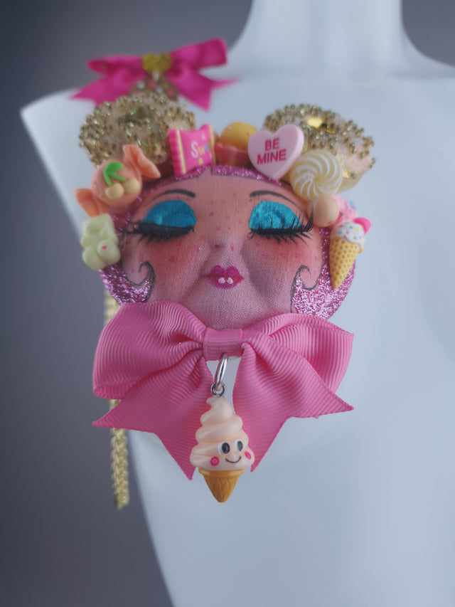 Cake Dollface Necklace Brooch Jewellery