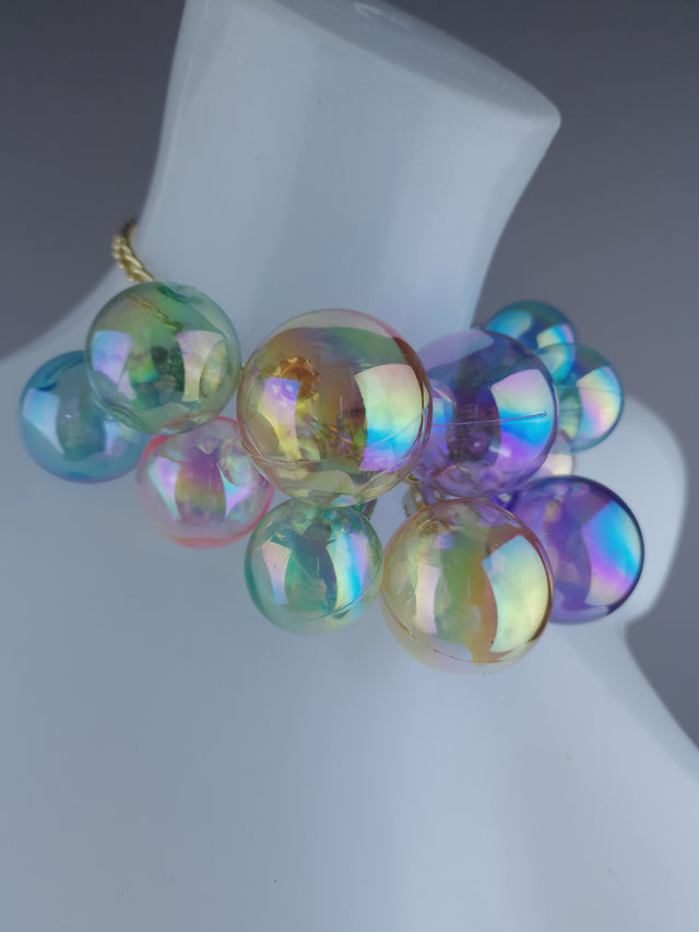 Colourful Bubble Necklace Jewellery