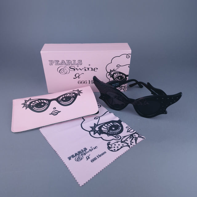 "Satan Is A Woman" 666 Hexes Sunglassesloo