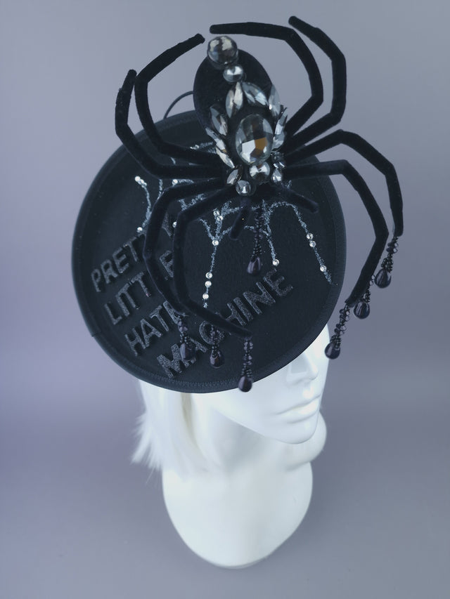 "Pretty Little Hate Machine" Spider & Quote Hat