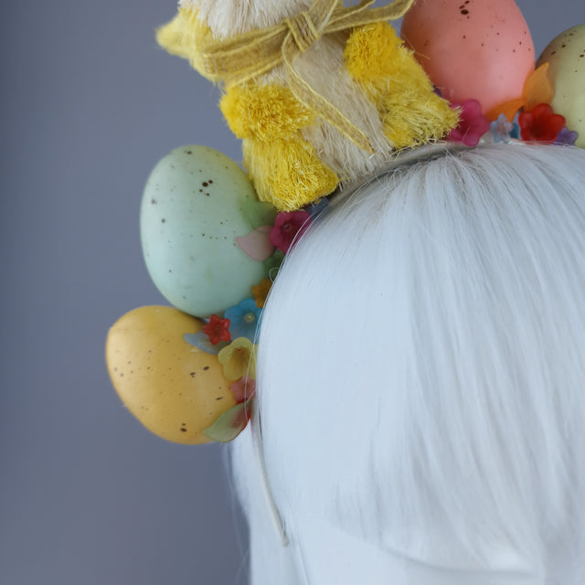 "Easter Bun-net" Yellow Bunny Rabbit Headdress