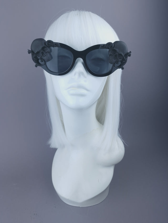 SPECIAL OFFER: Black Skull Filigree Sunglasses