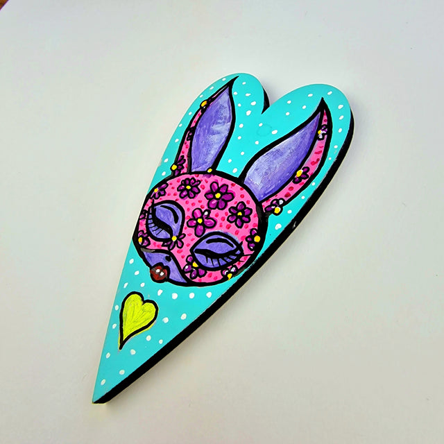 Bink Neptune: Original Bunny Painting "Flower"