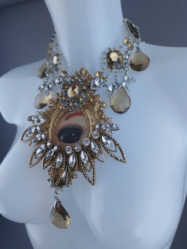 "ICU" Bradley Doll Eye Necklace