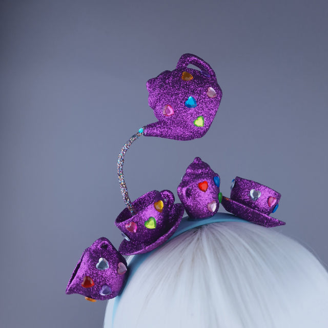 "Par-tea" Glitter Teapot & Teacup Headdress