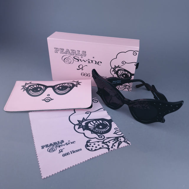"Satan Is A Woman" 666 Hexes Sunglassesloo