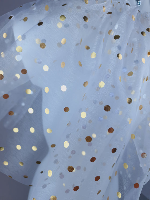 "Bobo" Spotted Neck Ruffle, Clown Collar