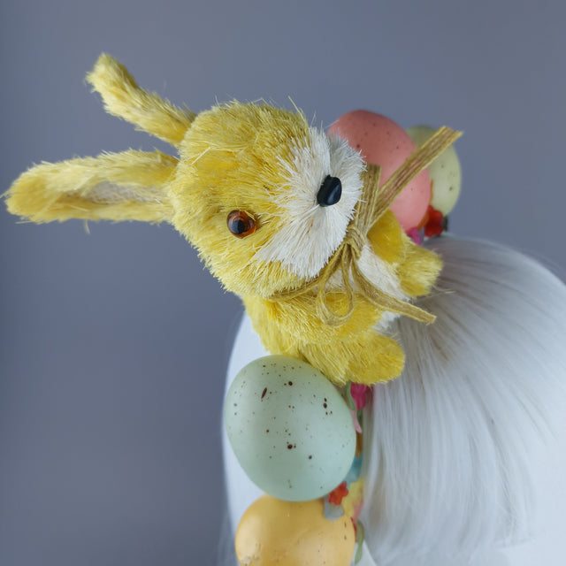 "Easter Bun-net" Yellow Bunny Rabbit Headdress