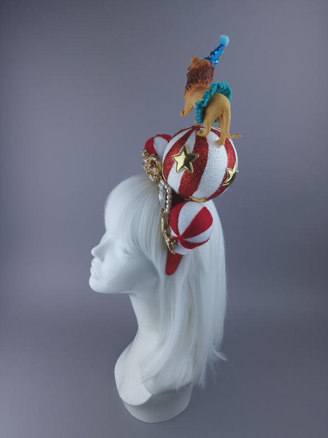 "Step Right Up!" Circus Lion Headdress