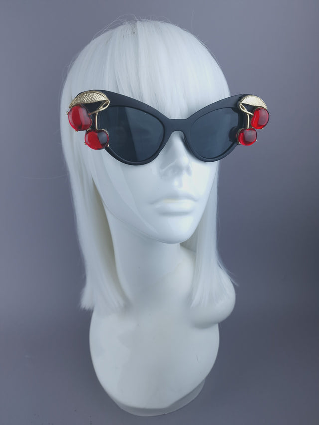 "Jelly" Black Cherry Cateye Sunglasses