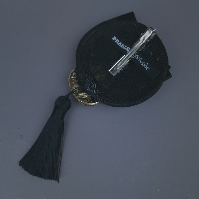 "Tune" Violin, Tassel & Bow Mini Fascinator