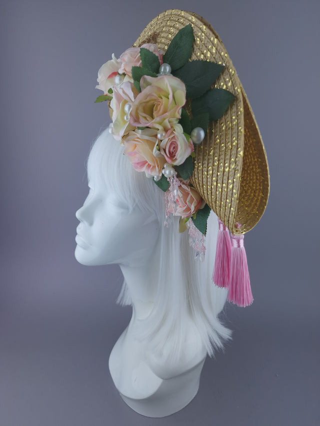 "No Gods, No Masters" Feminist Revolution Rose & Pearl Hat